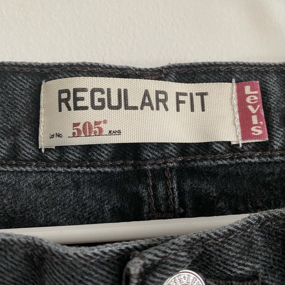 Black Levi Jeans Relaxed Fit W33 L30 - Picture 4 of 6